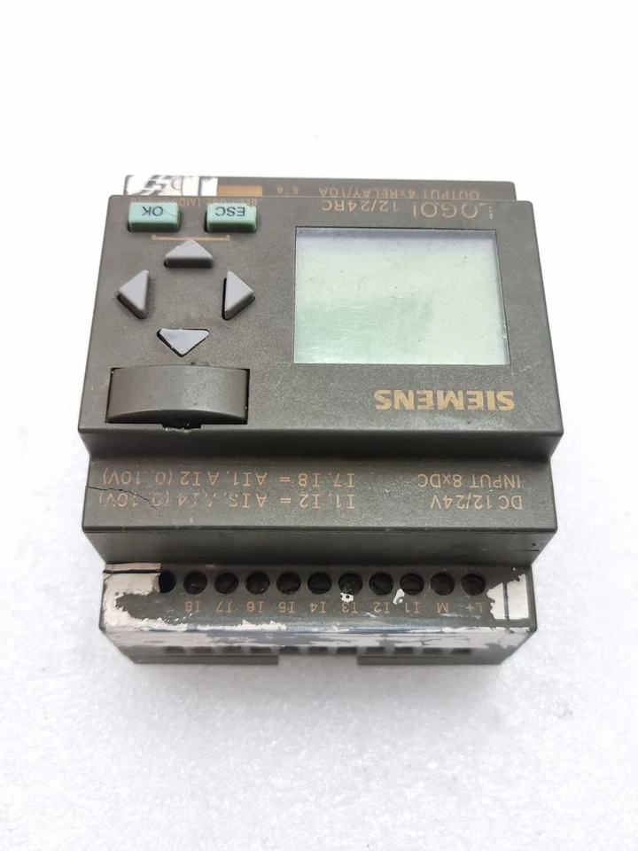 Siemens 6ED1052-1MD00-0BA6 12/24Rc Logo Plc Controller DC 12/24V 6ED10521MD000BA